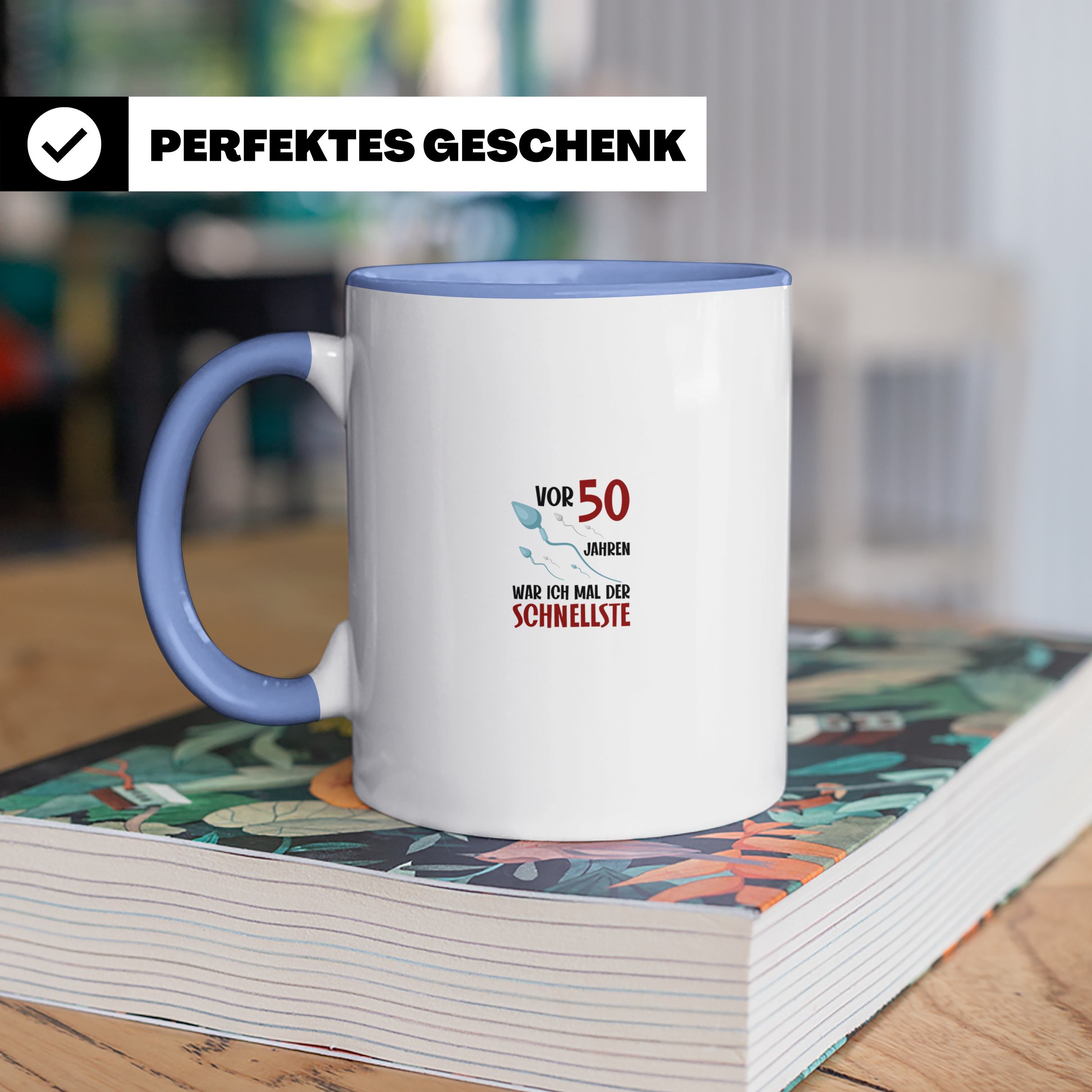 50. Geburtstag Mann | Schnellste Spermien | Lustige Geschenkidee - Sublimation
