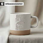 Buy the Fear Sell the Greed Tasse Börse Trading Geschenk Trader Kaffee – Bild 3