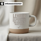 Lehrer Tasse Lustig Ich argumentiere nicht erkläre warum ich Recht hab – Bild 3