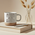 Tasse Mini Bauherr, Geschenk Hausbau Becher, Heimlicher Chef der Baust – Bild 5