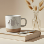 Tasse Rockmusik Herzschlag, Metalhead Becher Keramik, Heavy Metal Gesc – Bild 5
