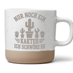 Tasse Kaktus Nur noch ein Kaktus ich schwöre es, Pflanzen Becher Keram – Bild 1