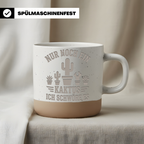 Tasse Kaktus Nur noch ein Kaktus ich schwöre es, Pflanzen Becher Keram – Bild 3
