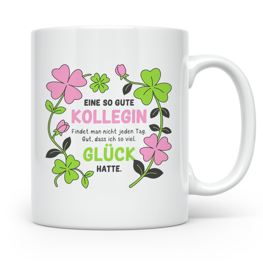 Abschiedsgeschenk Kollegin Tasse Jobwechsel Dankeschön Arbei – Weiß [farbe:weiß]