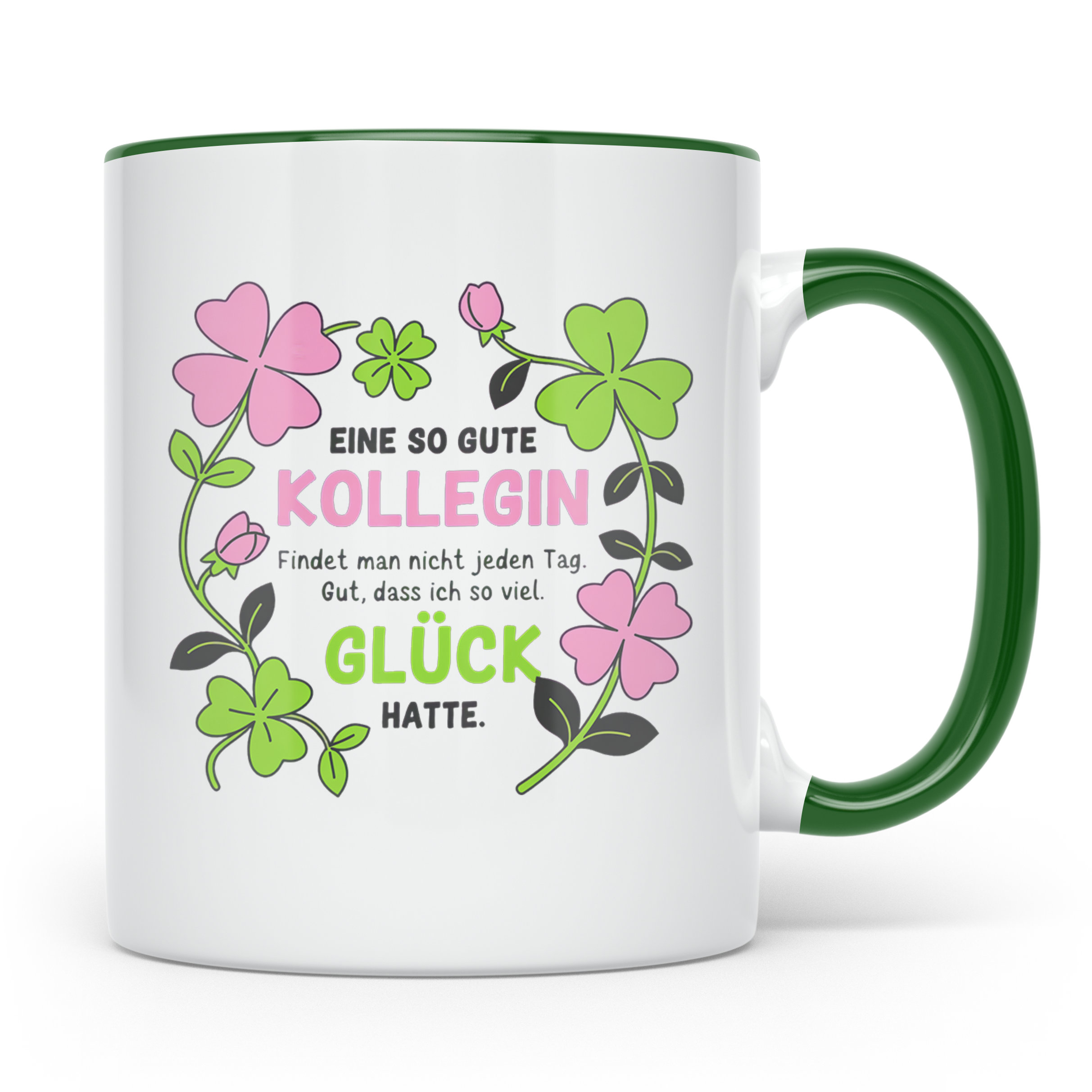 Abschiedsgeschenk Kollegin Tasse Jobwechsel Dankeschön Arbei – Grün [farbe:grün]