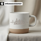 Tasse Schach Herzschlag, Schachspieler Becher Keramik, Geschenk fuer S – Bild 3