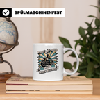 Echte Opas Fahren Motorrad Tasse für Biker Großvater, lustig – Weiß [farbe:weiß]
