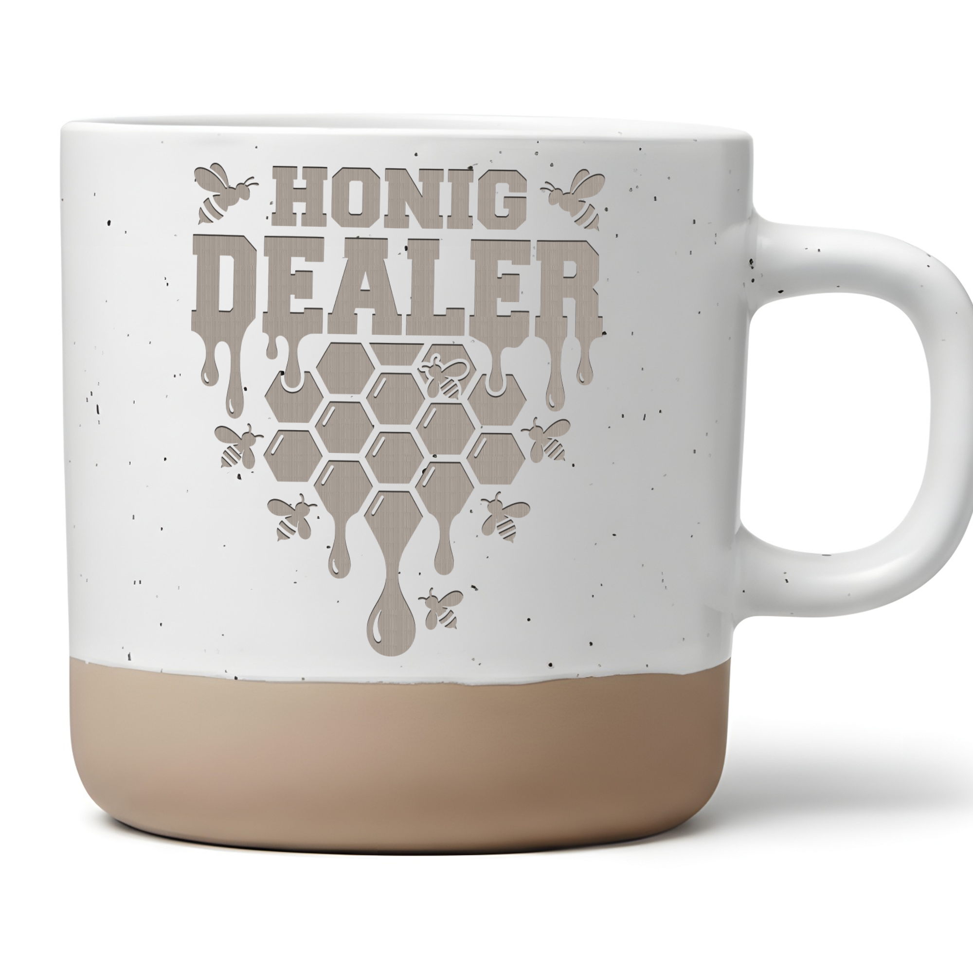 Tasse Honig Dealer Imker Geschenk, Bienen Becher Keramik, Imkerei Kaff – Bild 1