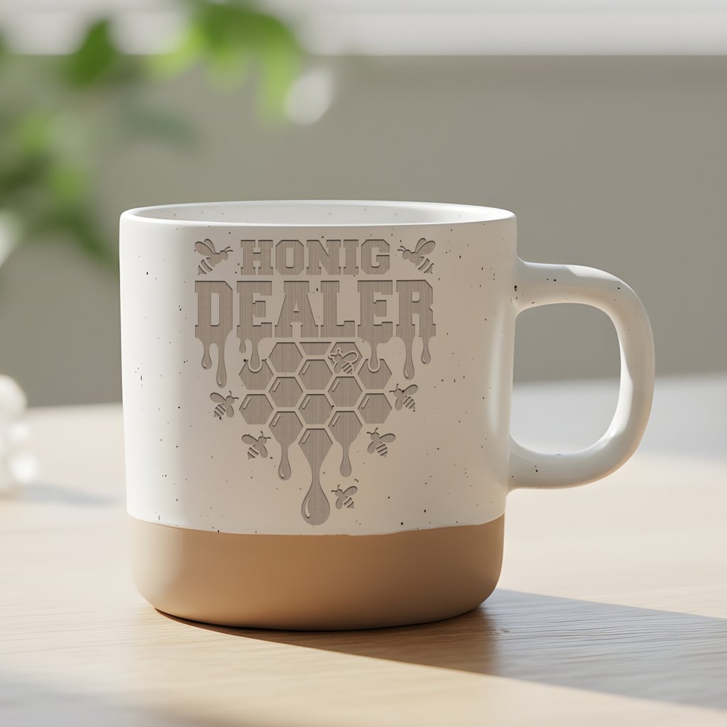 Tasse Honig Dealer Imker Geschenk, Bienen Becher Keramik, Imkerei Kaff – Bild 6