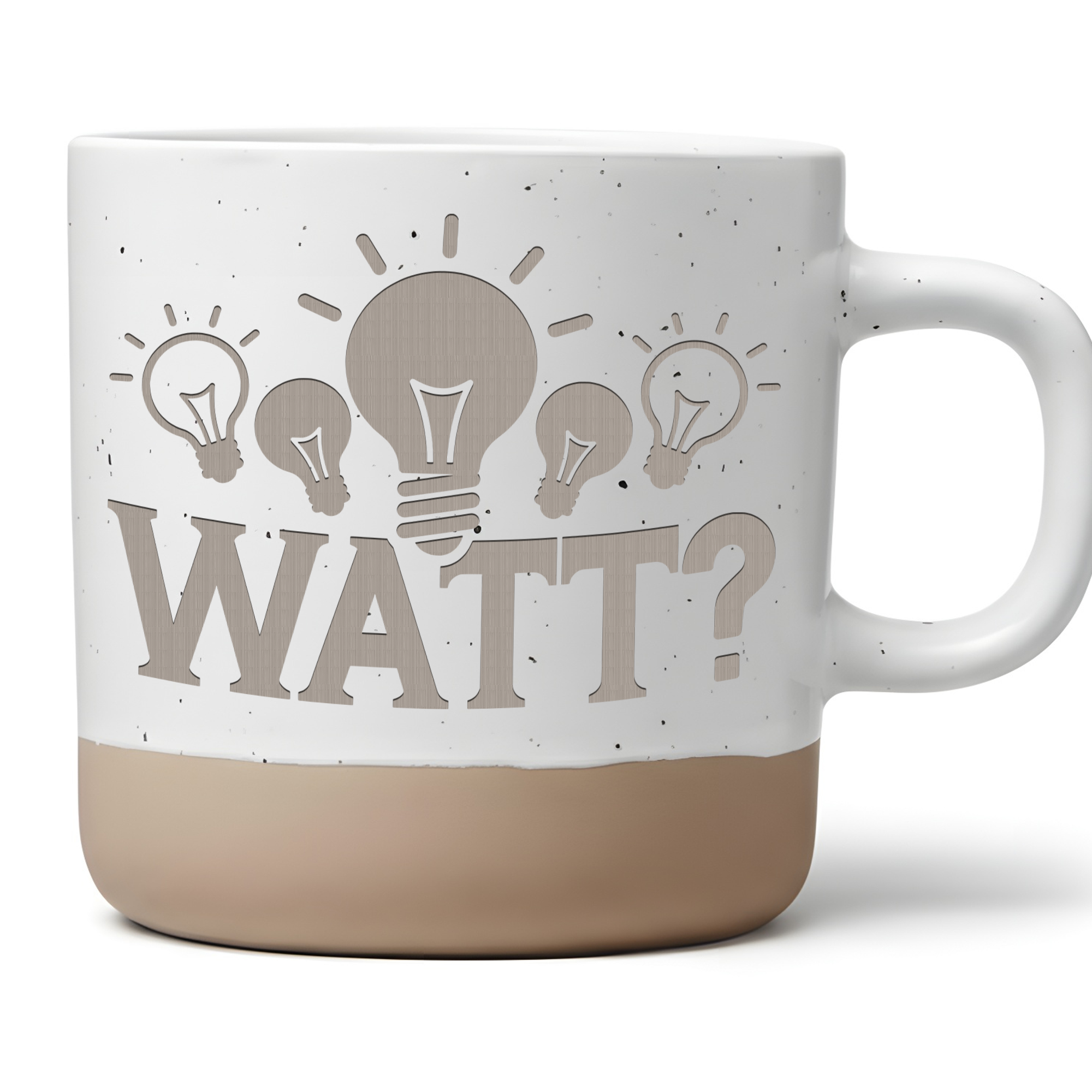 Tasse Elektriker Watt, Lustige Kaffeetasse Elektroniker Keramik Becher – Bild 1