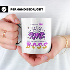 Boss Lady Tasse Chefin Geschenk für starke Frau lustiger Spr – Weiß [farbe:weiß]