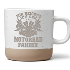 Tasse Motorrad Mir reichts ich geh Motorrad fahren, Biker Becher Keram – Bild 1