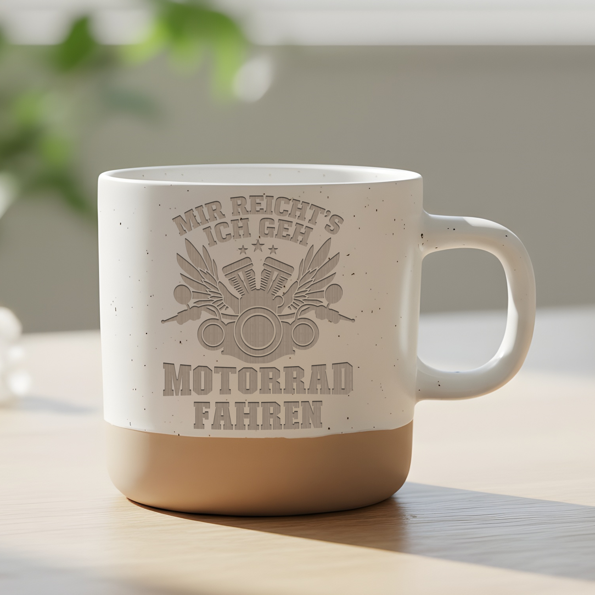 Tasse Motorrad Mir reichts ich geh Motorrad fahren, Biker Becher Keram – Bild 6