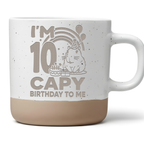 Tasse 10. Geburtstag Capybara, I'm 10 Capy Birthday To Me Becher, Gesc – Bild 1