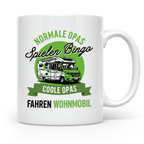 Opa Wohnmobil Tasse Camping Spruch Coole Opas fahren Wohnmob – Weiß [farbe:weiß]