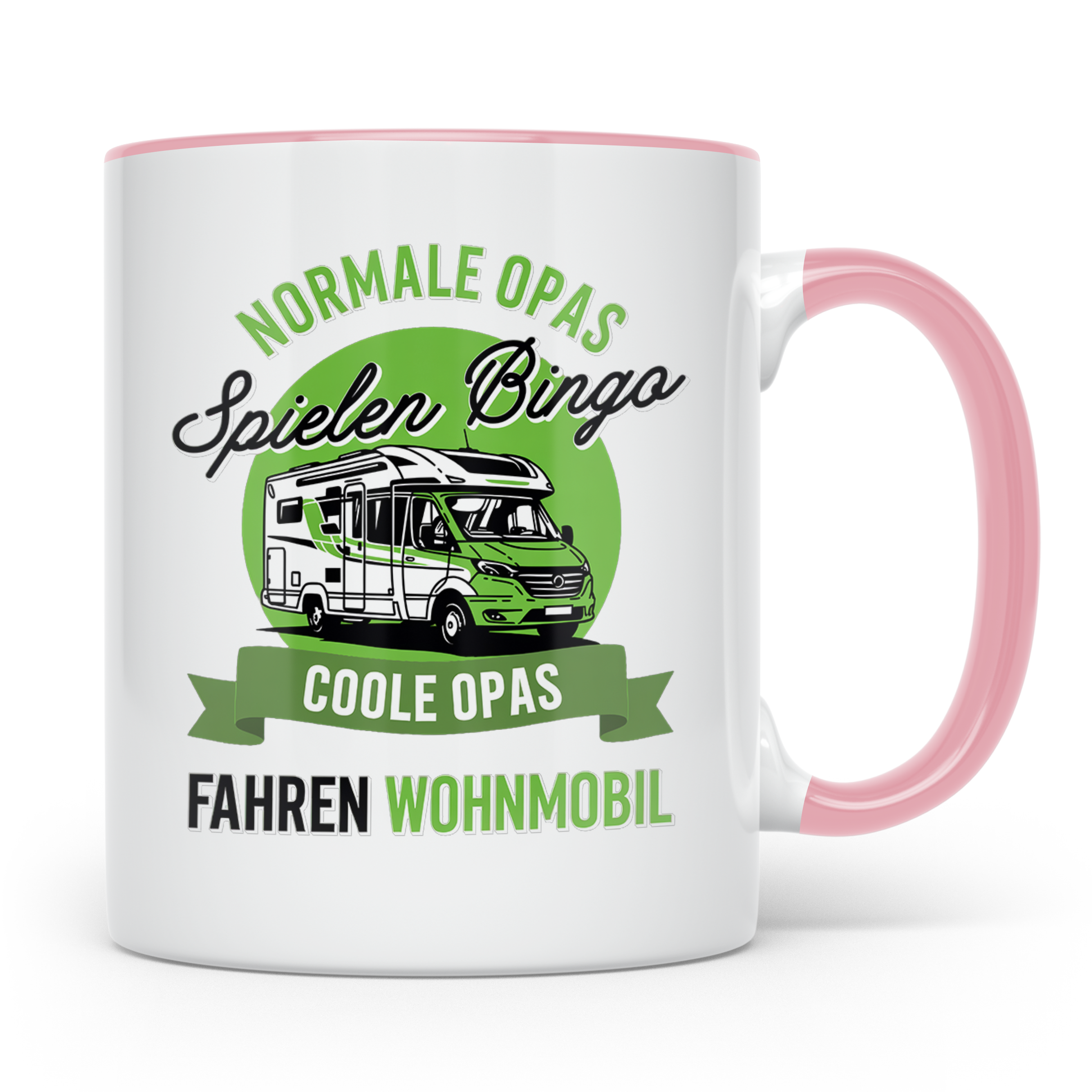 Opa Wohnmobil Tasse Camping Spruch Coole Opas fahren Wohnmob – Rosa [farbe:rosa]