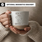 Tasse Enten Ich mag halt Enten ok, Enten Becher Keramik, Geschenk Ente – Bild 2