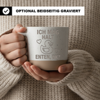 Tasse Enten Ich mag halt Enten ok, Enten Becher Keramik, Geschenk Ente – Bild 2