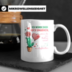 Tasse Liebesbeweis Spruch Kaktus & Luftballon | "Ich würde d – Weiß [farbe:weiß]