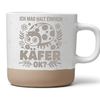 Tasse Marienkäfer Ich mag halt einfach Käfer ok, Insekten Becher Keram – Bild 1