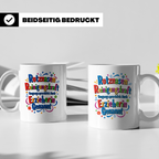 Erzieherin Tasse mit Spruch Rotznasen Reinigungskraft, Gesch – Weiß [farbe:weiß]