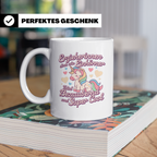 Erzieherin Tasse Einhorn Spruch Geschenkidee Dankeschön für  – Weiß [farbe:weiß]