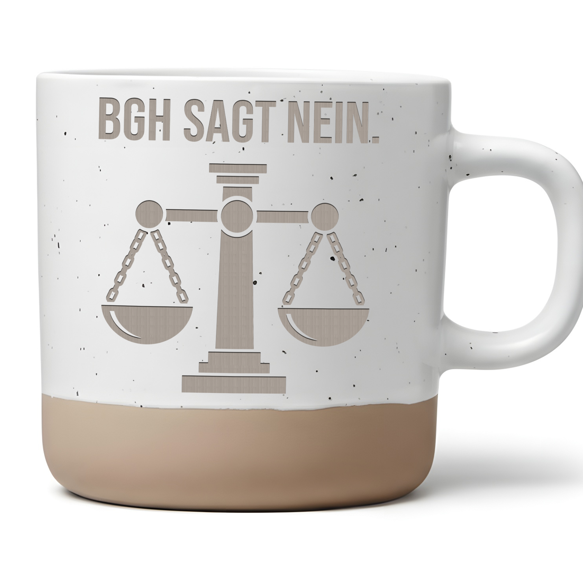 Tasse BGH Sagt Nein Jura Geschenk, Anwalt Becher Keramik, Jurastudium  – Bild 1