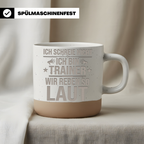 Tasse Trainer Ich schreie nicht, Lustige Kaffeetasse Trainer Geschenk, – Bild 3