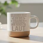 Tasse Trainer Ich schreie nicht, Lustige Kaffeetasse Trainer Geschenk, – Bild 6
