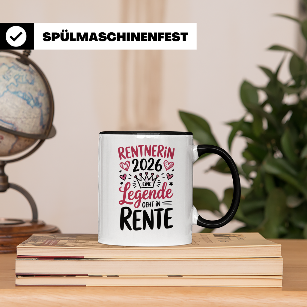 Rentnerin 2026 Legende - Abschiedsgeschenk Kollegin Rente | Ruhestand Geschenkidee