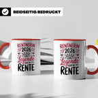 Rentnerin 2026 Legende - Abschiedsgeschenk Kollegin Rente | Ruhestand Geschenkidee