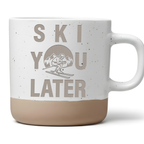 Tasse Skifahren Ski You Later, Skifahrer Becher Keramik, Geschenk Wint – Bild 1