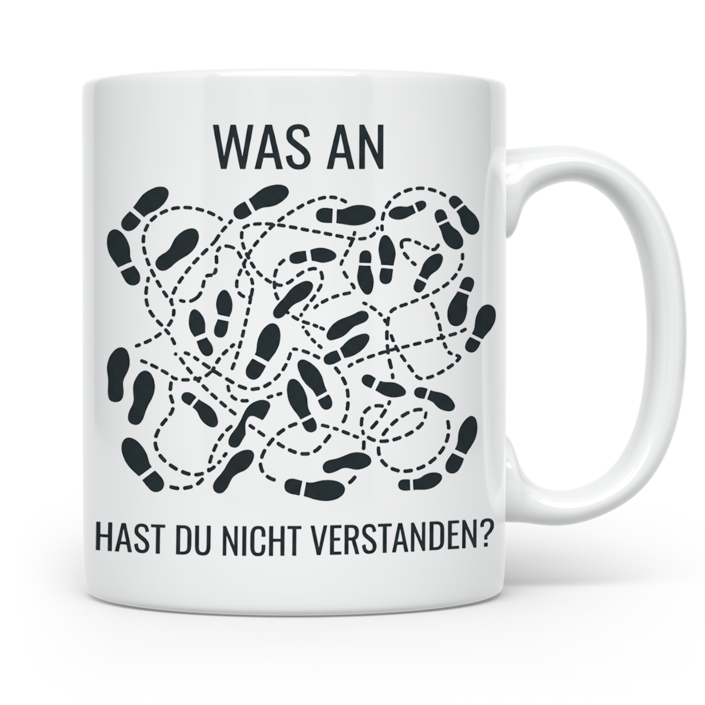 ADHS Tasse lustig Was an Chaos hast du nicht verstanden Kaff – Weiß [farbe:weiß]