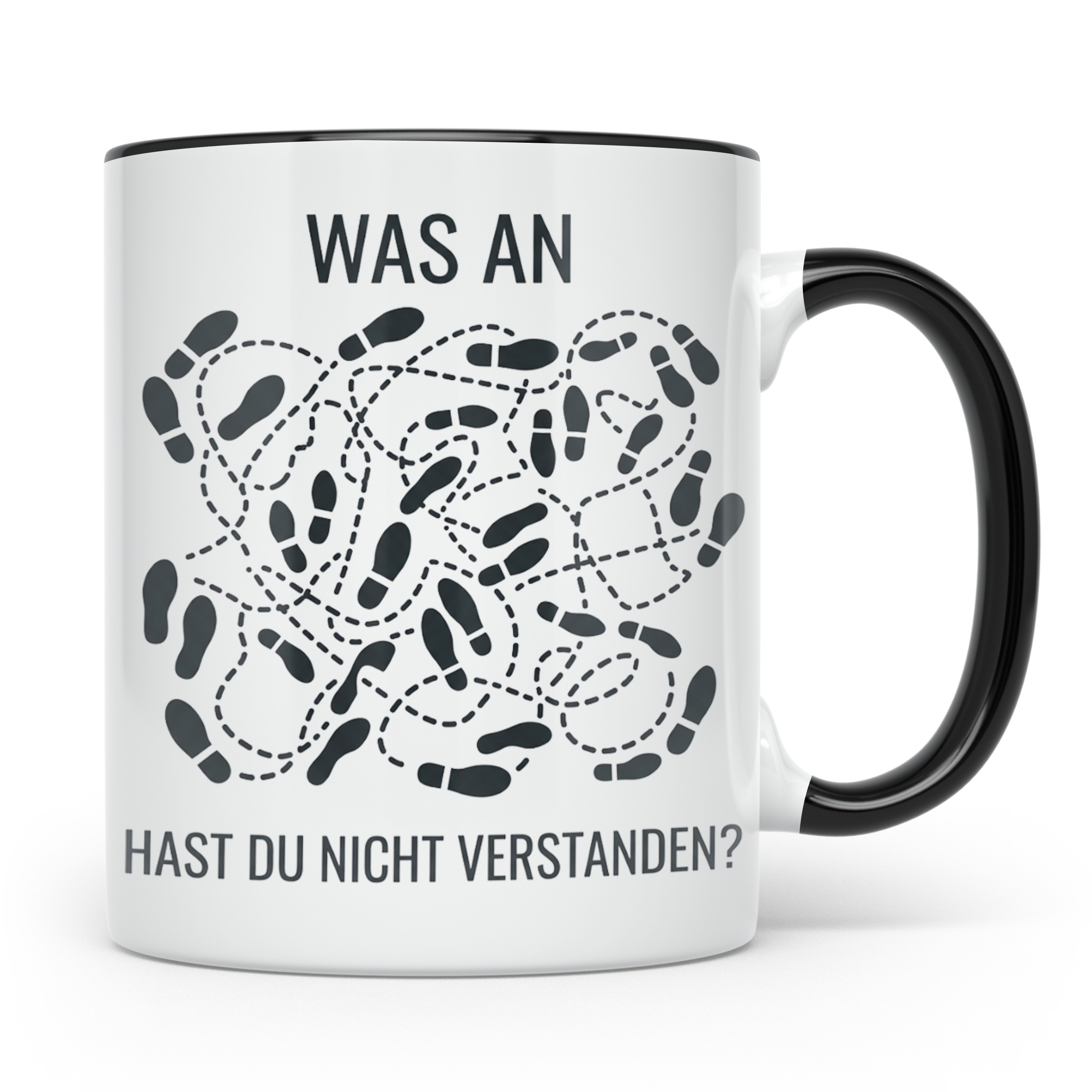 ADHS Tasse lustig Was an Chaos hast du nicht verstanden Kaff – Schwarz [farbe:schwarz]