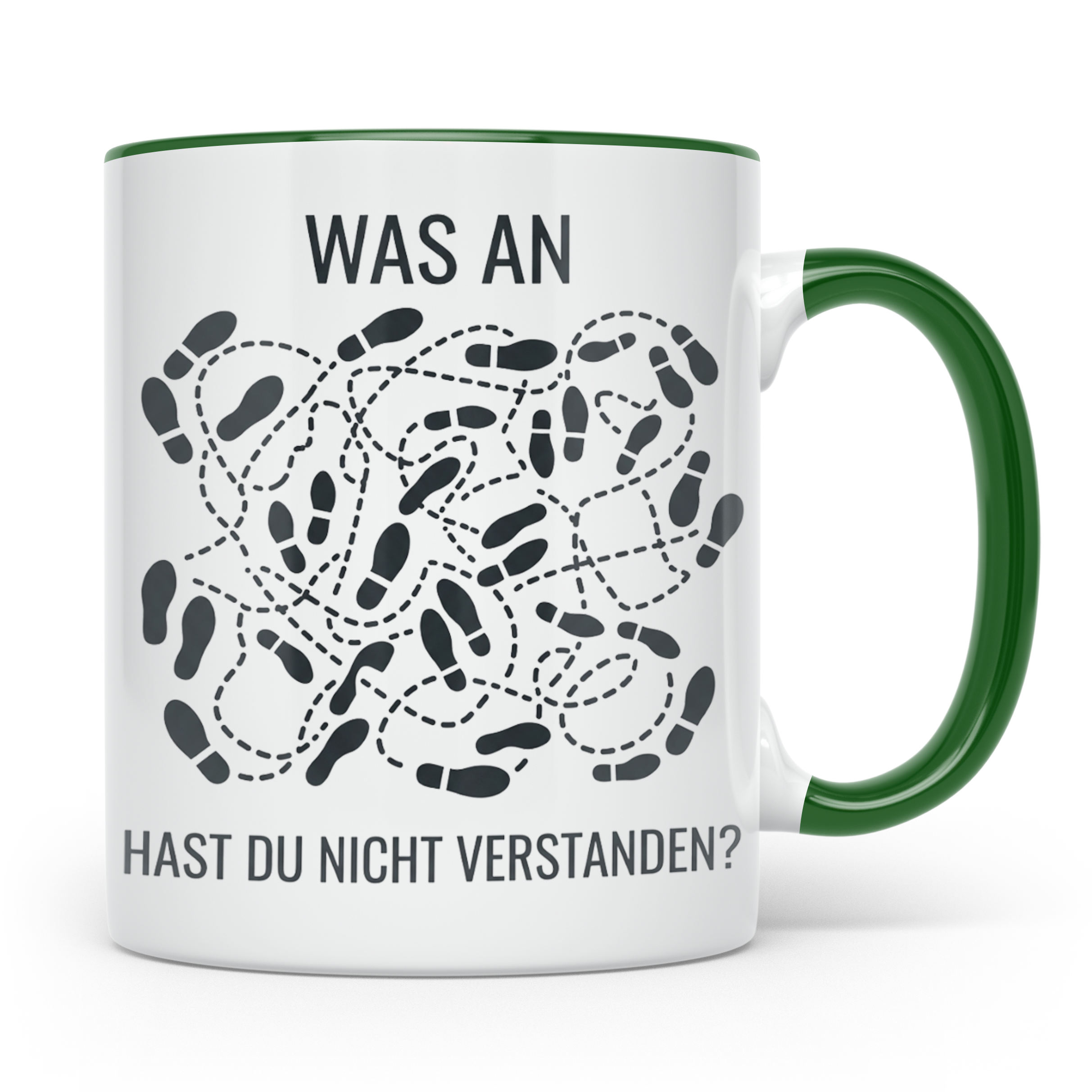 ADHS Tasse lustig Was an Chaos hast du nicht verstanden Kaff – Grün [farbe:grün]