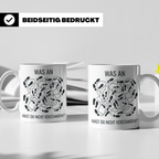 ADHS Tasse lustig Was an Chaos hast du nicht verstanden Kaff – Weiß [farbe:weiß]