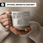 Tasse Rollerblading Is My Jam Geschenk Inlineskater Becher Kaffeetasse – Bild 2