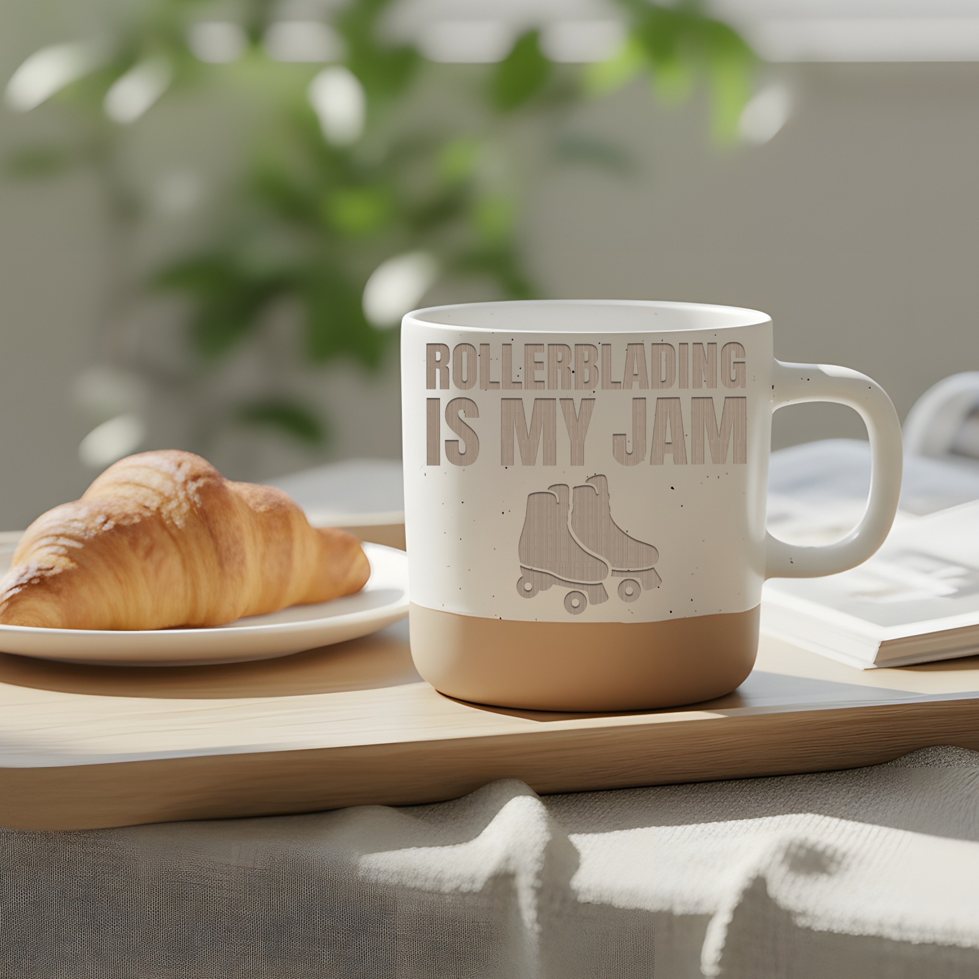 Tasse Rollerblading Is My Jam Geschenk Inlineskater Becher Kaffeetasse – Bild 4