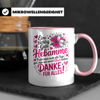 Danke Hebamme Abschied - Wertschätzung Geschenk | Beste Hebamme der Welt Tasse