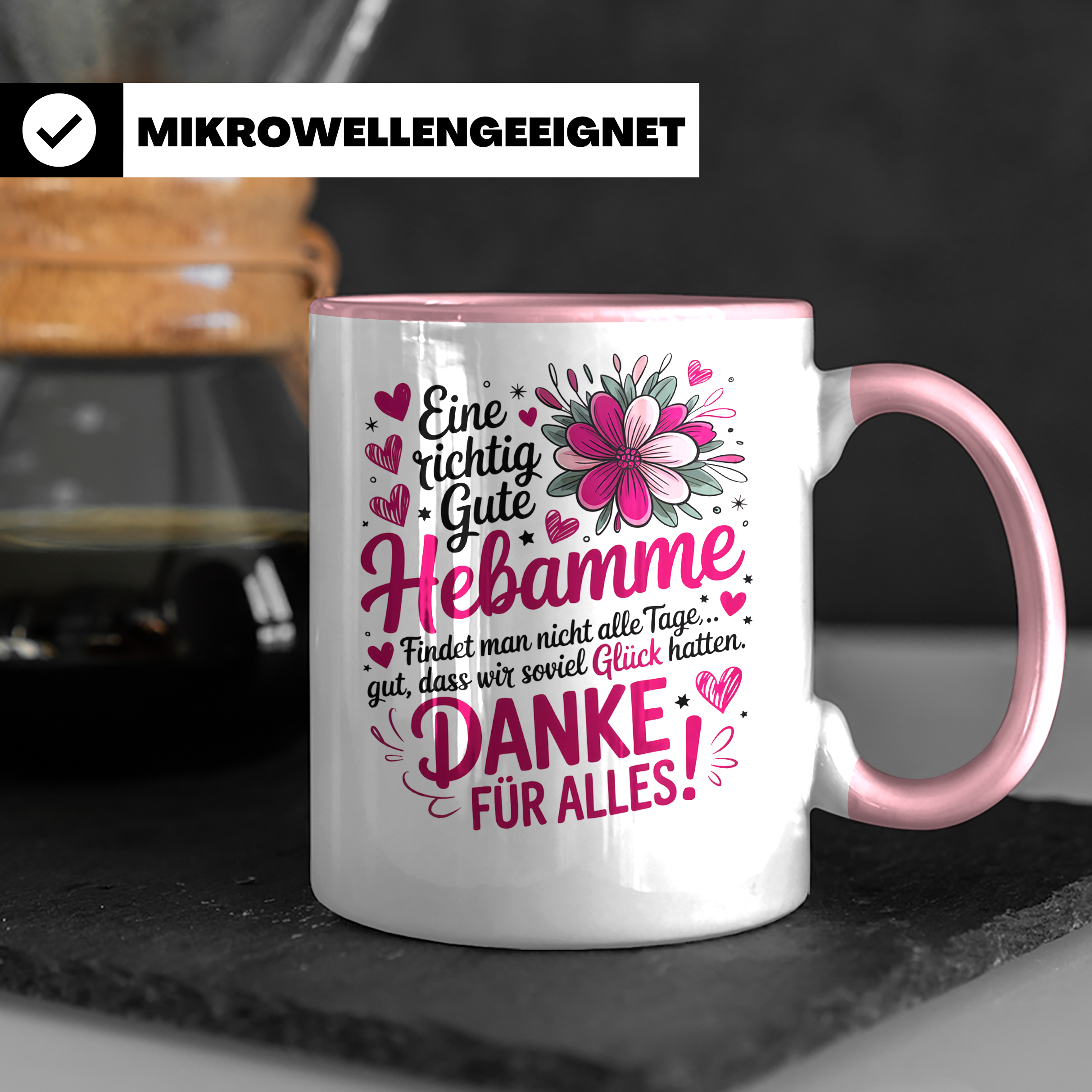 Danke Hebamme Abschied - Wertschätzung Geschenk | Beste Hebamme der Welt Tasse