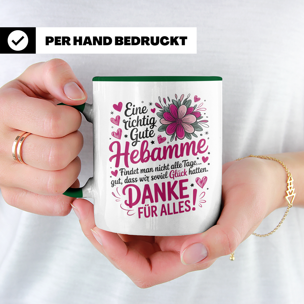 Danke Hebamme Abschied - Wertschätzung Geschenk | Beste Hebamme der Welt Tasse