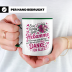 Danke Hebamme Abschied - Wertschätzung Geschenk | Beste Hebamme der Welt Tasse