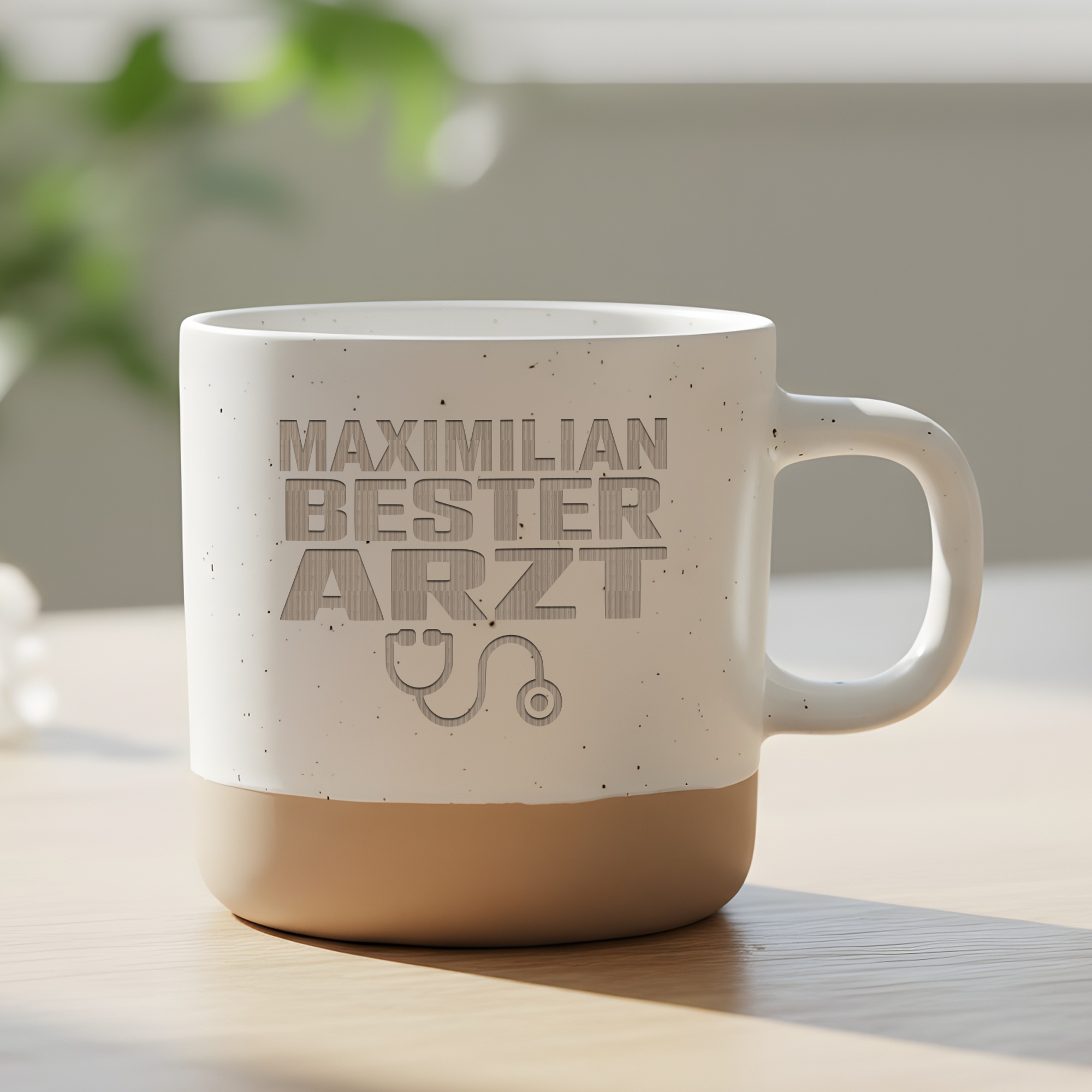 Personalisierte Arzt Tasse – Geschenk für Ärzte & Mediziner, Bester Arzt Motiv mit Wunschname, perfekte Geschenkidee