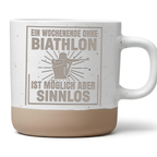 Tasse Ein Wochenende ohne Biathlon ist möglich aber sinnlos Geschenk B – Bild 1