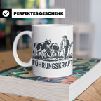 Führungskraft Tasse für Landwirt & Bauer mit Kühen, Lustiges – Weiß [farbe:weiß]