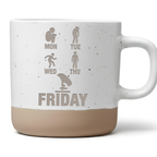 Tasse Friday Wing Foil Geschenk Surfer Becher Kaffeetasse Foiling Woch – Bild 1