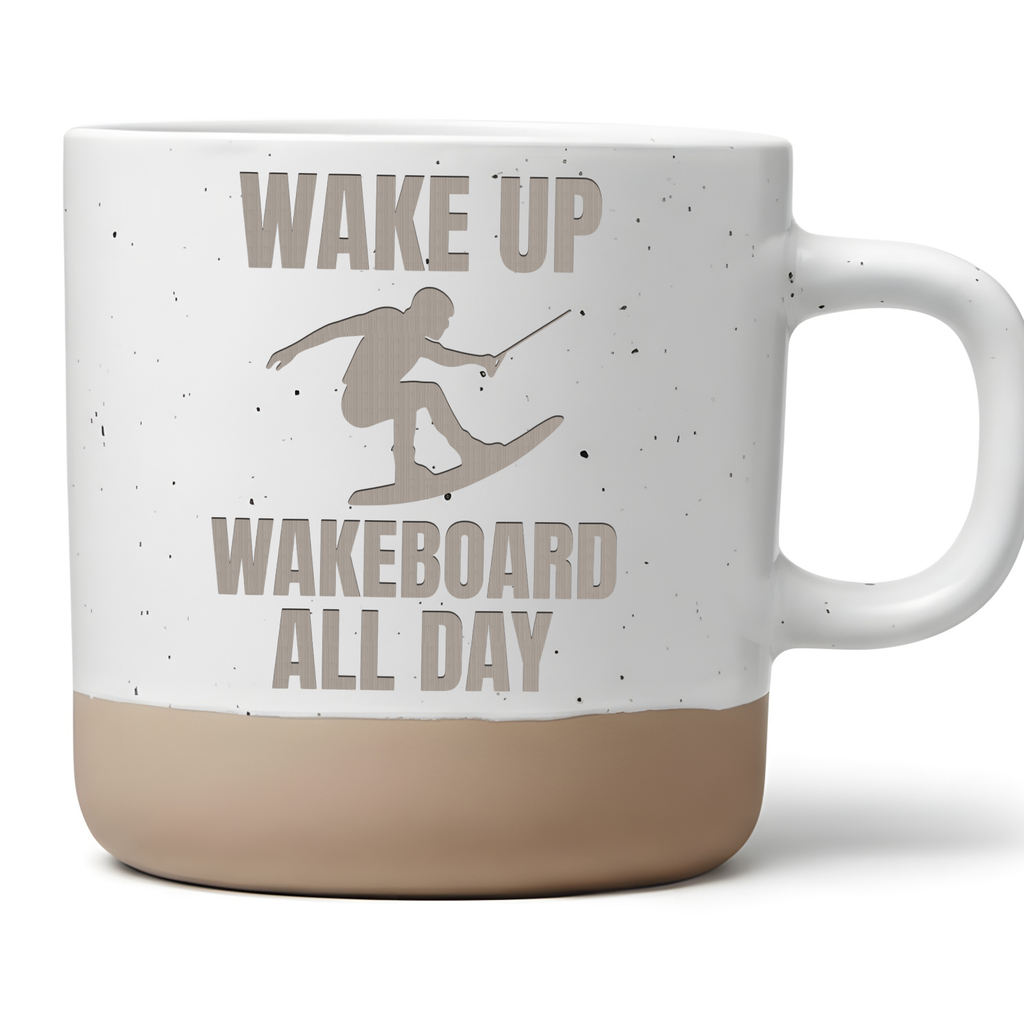 Tasse Wakeboard Geschenk Wakeboarder Becher Kaffeetasse Wakeup Wakeboa – Bild 1