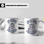 Einhorn Tasse mit Spruch 'Idioten nicht ausatmen' lustige Bü – Weiß [farbe:weiß]