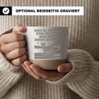 Tasse Rente ist wenn der Stuhl schaukelt Geschenk Rentner Becher Kaffe – Bild 2