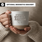 Personalisierte Ärztin Tasse – Geschenk für Medizinerinnen, Beste Ärztin Motiv mit Wunschname, perfekte Geschenkidee